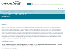 Tablet Screenshot of gratitudehouse.org